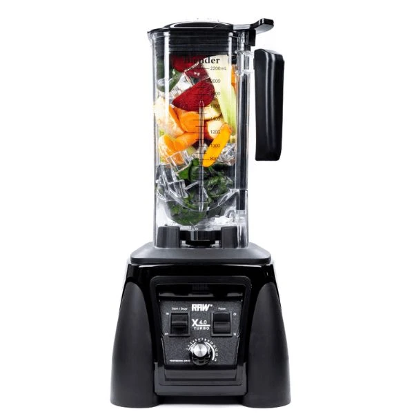 RAW Blender X 4.0 Turbo Sort 4.0HK 2.2 L 2380W RAWX4.0TURBO.B by Raw Blende color Svart