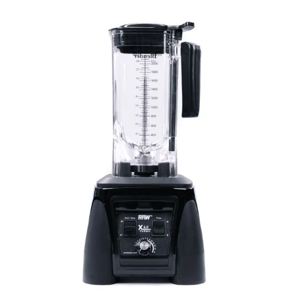 RAW Blender X 4.0 Turbo Sort 4.0HK 2.2 L 2380W RAWX4.0TURBO.B by Raw Blende color Svart