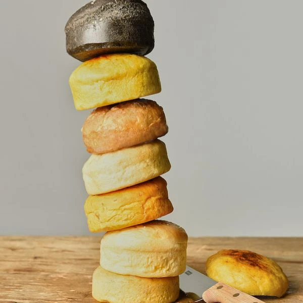 Lurch Flexiform Burgerbun 6 stk. Ø10 cm LU85081 by LURch color Svart