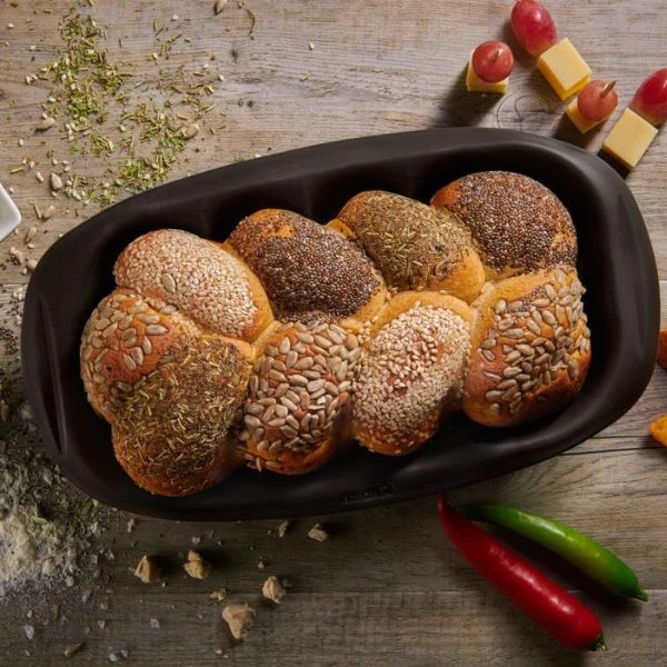 Lurch Flexiform Brød-/kakeform "flette" LU85039 by LURch color Svart