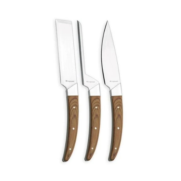 Legnoart CASEUS osteknivsett m/ 3 deler, lyst treskaft LECK200L by Legnoart color Svart