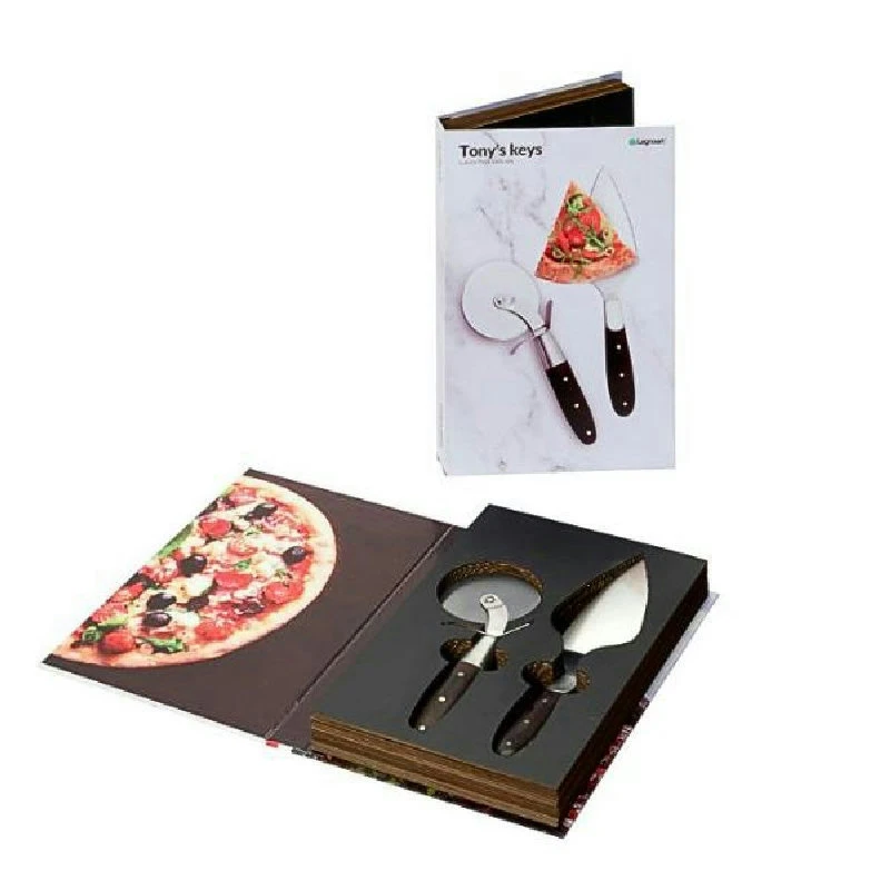 Legnoart TONY'S KEYS, Pizzaserveringssett LEPS1 by Legnoart color Svart