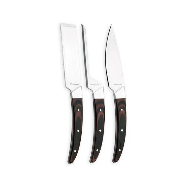Legnoart CASEUS osteknivsett m/3 deler, staminatre, mørkt treskaft LECK40A by Legnoart color Svart