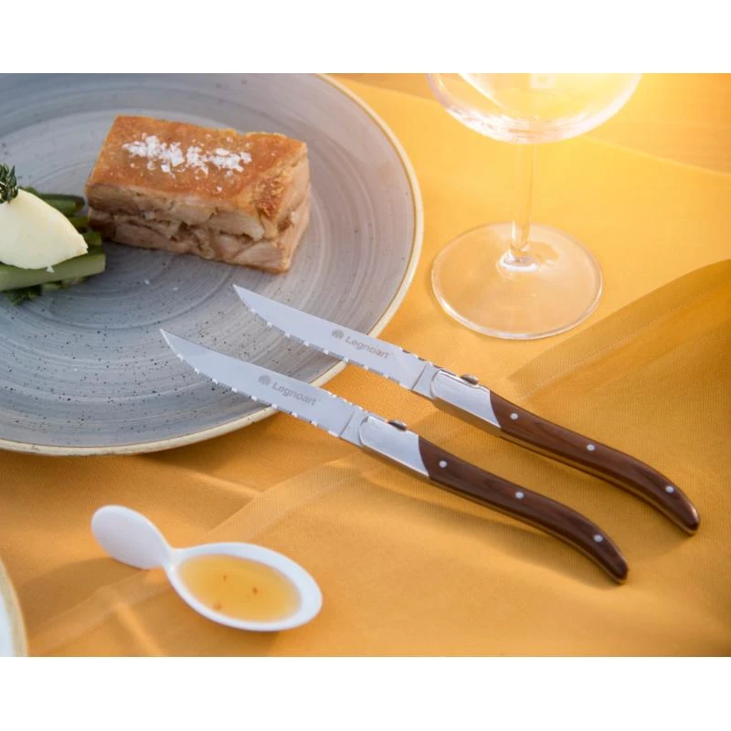 Legnoart FASSONA Biffkniver 4 stk. LESK51 by Legnoart color Svart