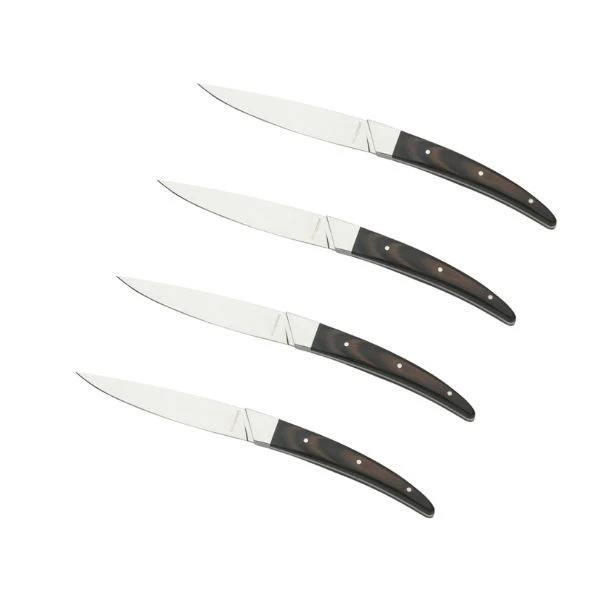 Legnoart PORTERHOUSE biffknivsett (4 stk.), mørkt skaft LESK7A by Legnoart color Svart