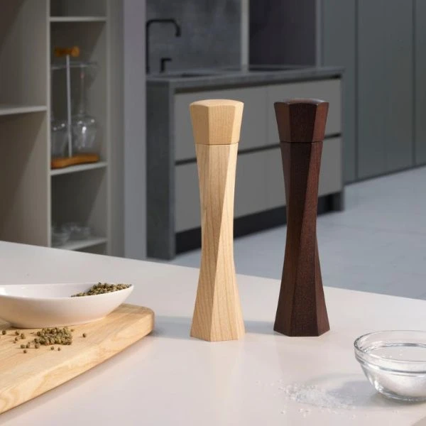 Legnoart TWIST Salt/Pepper Keramisk Kvern i lys ask, 26 cm LESBLL by Legnoart color Svart