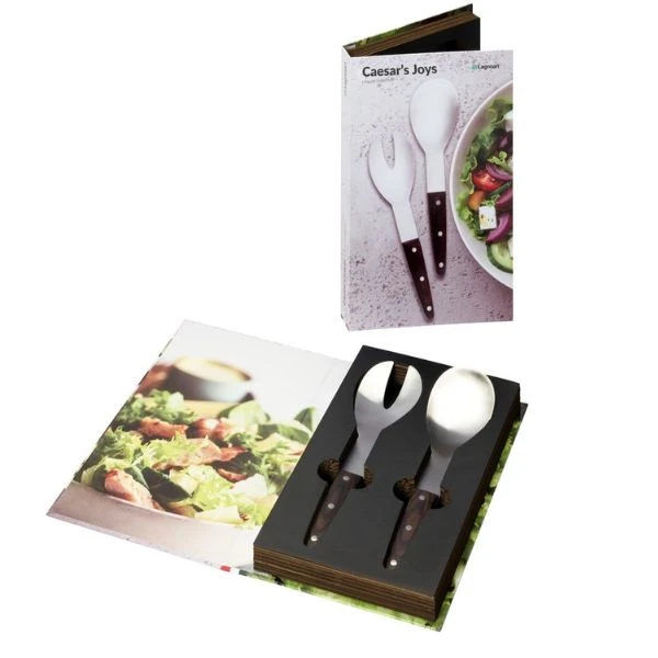 Legnoart CAESAR'S JOY, salatbestikk, rustfritt stål LESA1 by Legnoart color Svart