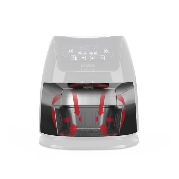 Caso Varmluftsfrityr AF255 3L Sort CS3179 by CASO color Svart