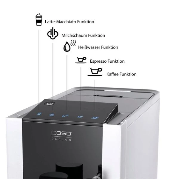 Caso Helautomatisk kaffemaskin CS1881 CS1881 by CASO color Svart