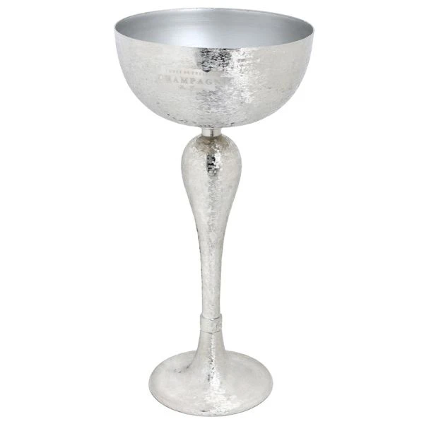 Luksus champagnekjøler med stativ i rustfritt stål 40851 by Drink color Svart