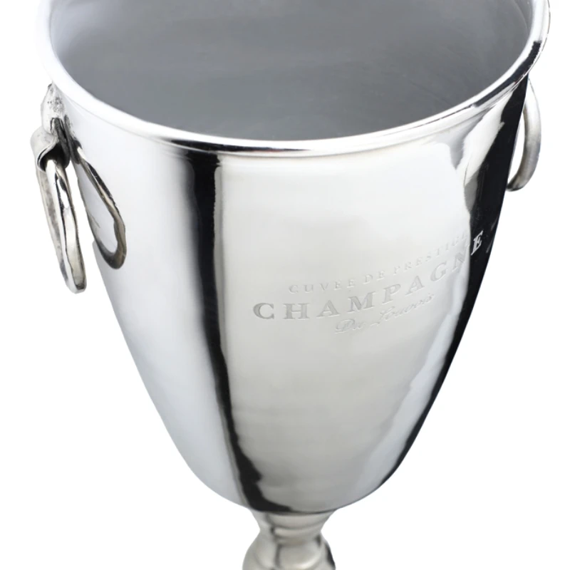 Elegant champagnebøtte på stativ 40849 by Drink color Svart