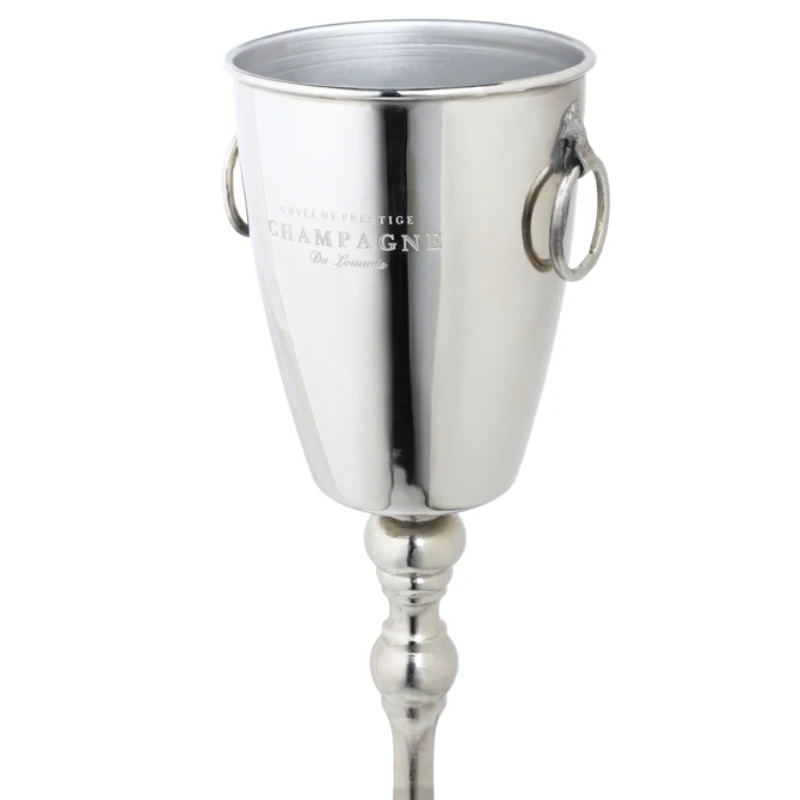 Elegant champagnebøtte på stativ 40849 by Drink color Svart