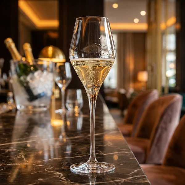 Zwiesel Champagneglass Finesse 29,7 cl 94197001 by Schott color Svart