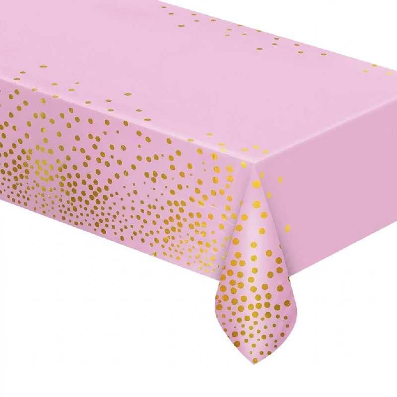 Folieduk B&C med gullprikker lyserosa 137x183 cm SH-OFGR by Godan color Svart