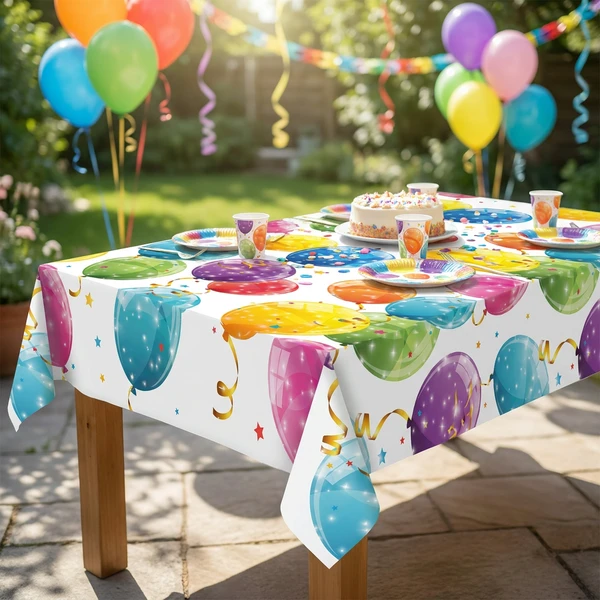 Plastduk "Funklende Ballonger" 120x180 cm 88151 by Godan color Svart
