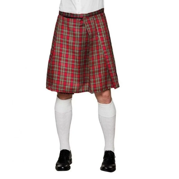 Kilt Mr. Tartan rød 81224 by Godan color Svart