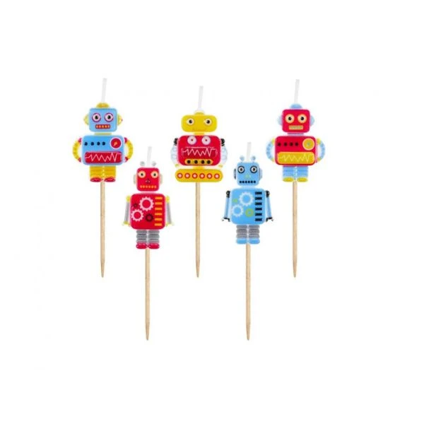Pick-lys Robot 5 stk. SF-PROB by Godan color Svart