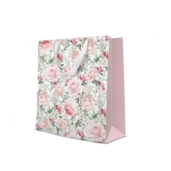 Gavepose PAW Gorgeous Roses 20 x 25 x 10 cm AGB1014105 by Godan color Svart