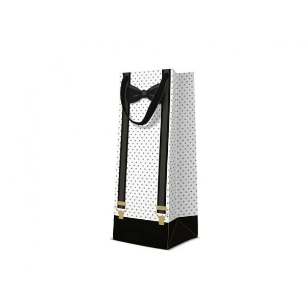 PAW vin gavepose Elegant Man 12 x 37 x 10 cm AGB1015804 by Godan color Svart