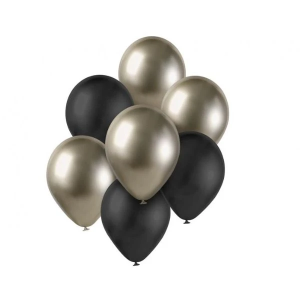 Ballongbukett B&C prosecco-svart 7 stk. BB-PRC7 by Godan color Svart