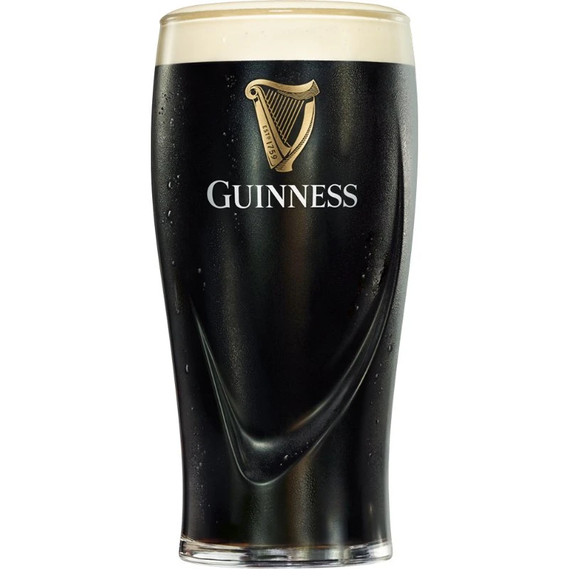Guinness Pint Ølglass 56cl 802160 by GUINNESS color Svart