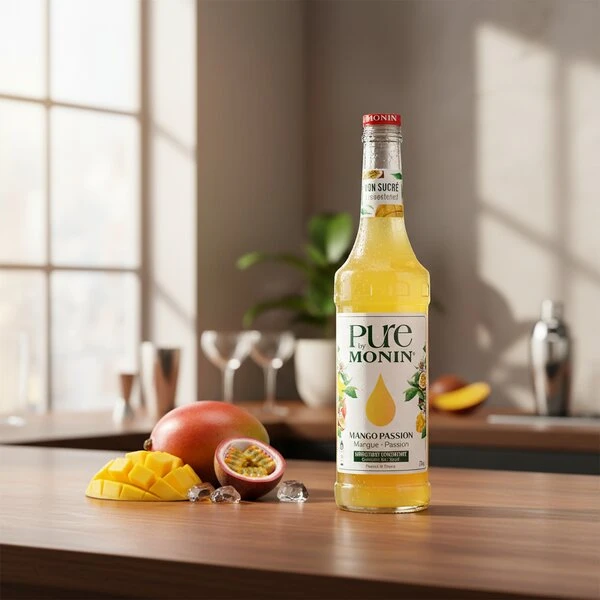 Monin Pure Mango/Pasjonsfrukt FL 70 50000122 by MONIN color Svart