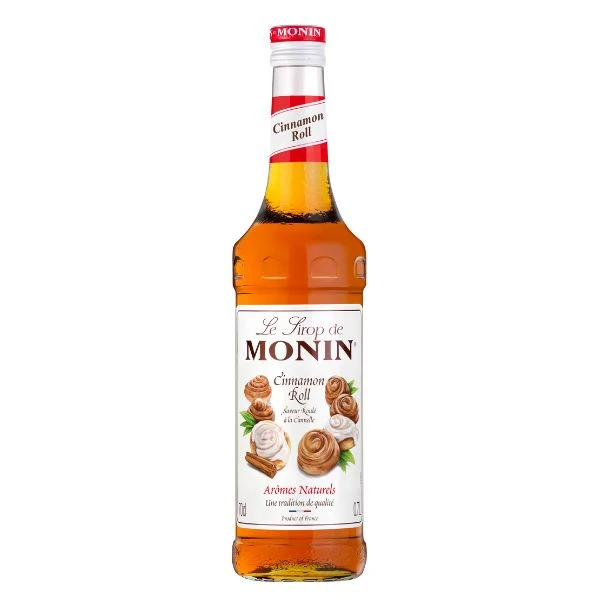 Monin Kanel snegl / Kanelbolle Sirup FL 70 50000126 by MONIN color Svart