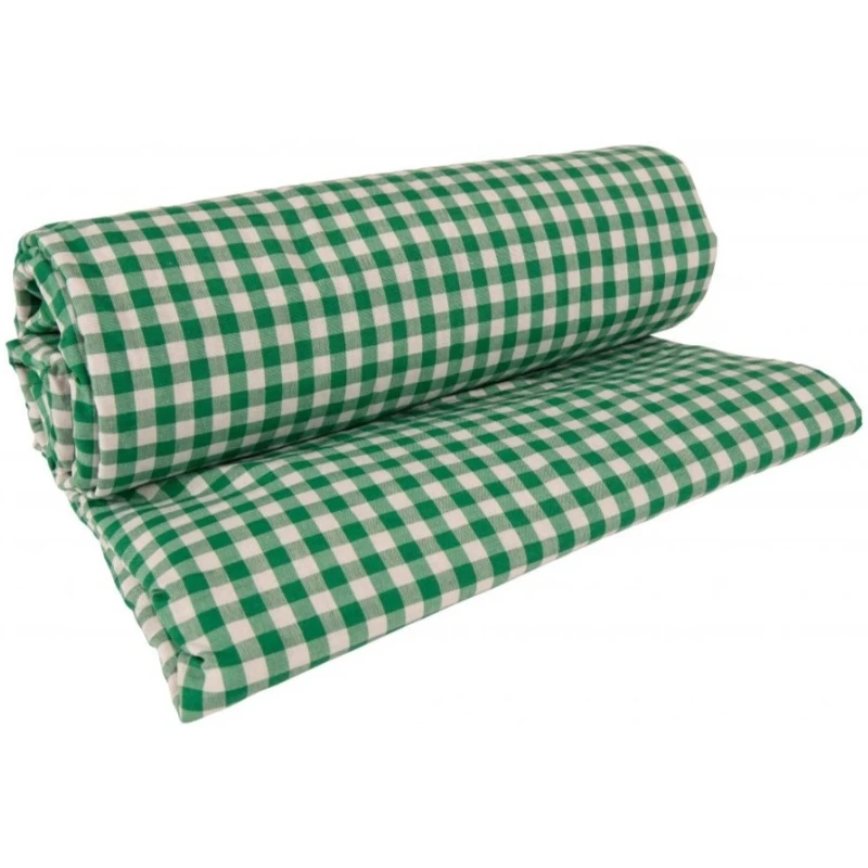 Piknikteppe Grønn/Hvit Rutete By Bercato 150x135cm B79081 by SCANDINAVIAN HOME color Grön/Vit