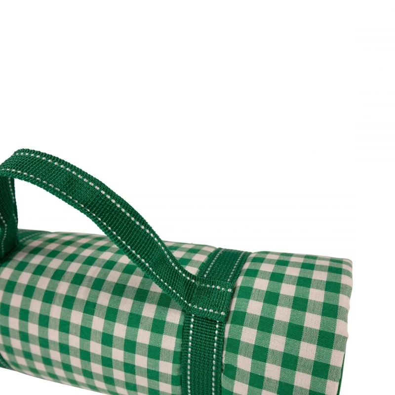 Piknikteppe Grønn/Hvit Rutete By Bercato 150x135cm B79081 by SCANDINAVIAN HOME color Grön/Vit