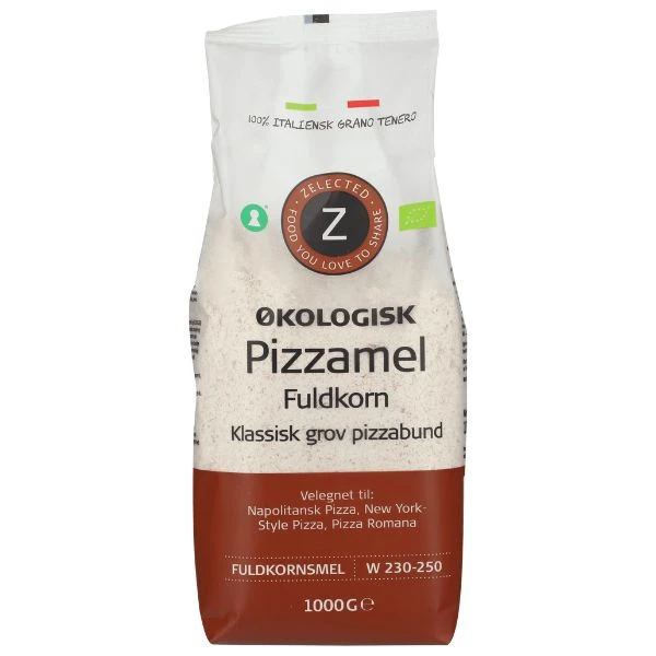 Zelected ØKO Pizzamel Fullkorn 1 kg 11396 by Zelected color Svart