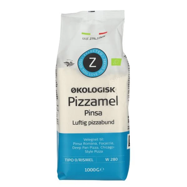 Zelected ØKO Pizzamel Pinsa 1 KG 11395 by Zelected color Svart