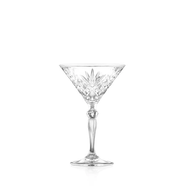 RCR Melodia Martiniglass 21 cl 6 stk. Glas0776 by RCR Glas color Svart