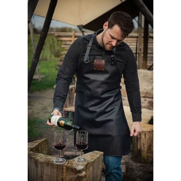 Witloft Skinnforkle Bøffelskinn Svart WL-BFA-01_Black by Witloft color Svart