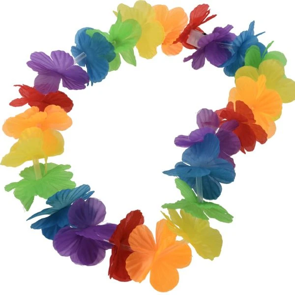 Blomsterkrans med LED-lys, 1 meter 491021620 by Koop color Svart