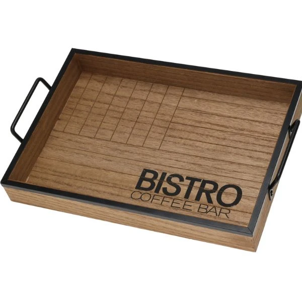 Serveringsbrett sett 2 stk 'bistro' HZ1940000 by Koop color Bruin