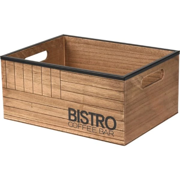 Oppbevaringssett "Bistro" 29x22x13,5cm HZ1940120 by Koop color Bruin
