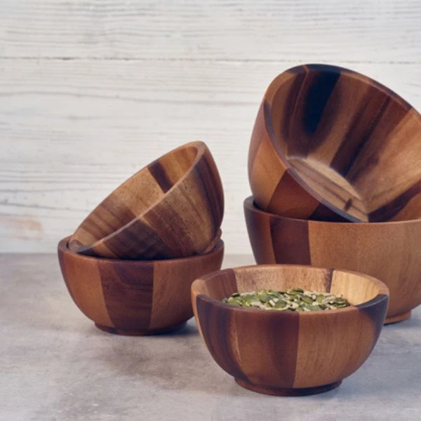 Akasietre Skål 20Dia x 10cm Genware WBWL20 by Genware color Svart