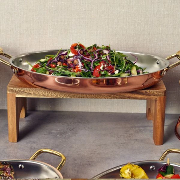 Genware Akasietre Buffet Riser GN 1/2 15cm (H) RSR-WGN12 by Genware color Svart