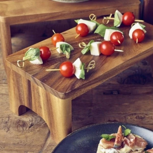 Genware Akasietre Buffet Riser GN 1/4 10cm (H) RSR-WGN14 by Genware color Svart