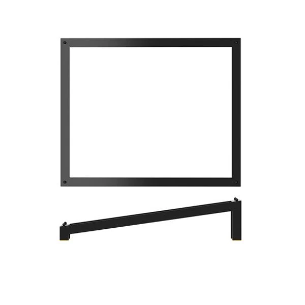 Luxor Metal GN1/2 skråstilt forhøyer 32,5 x 26,5 x 7 cm Genware LX121802 by Genware color Svart