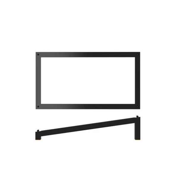 Luxor Metal GN1/3 Skråstilt Stativ 32,5 x 17,6 x 7 cm Genware LX131802 by Genware color Svart