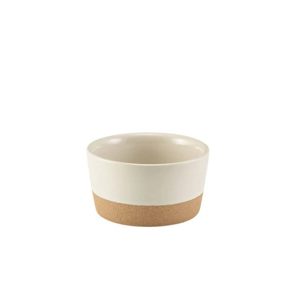 Kava Hvit Steintøy Ramekin 7,5 cl / 2,5 oz Genware RAM-KW11 by Genware color Svart