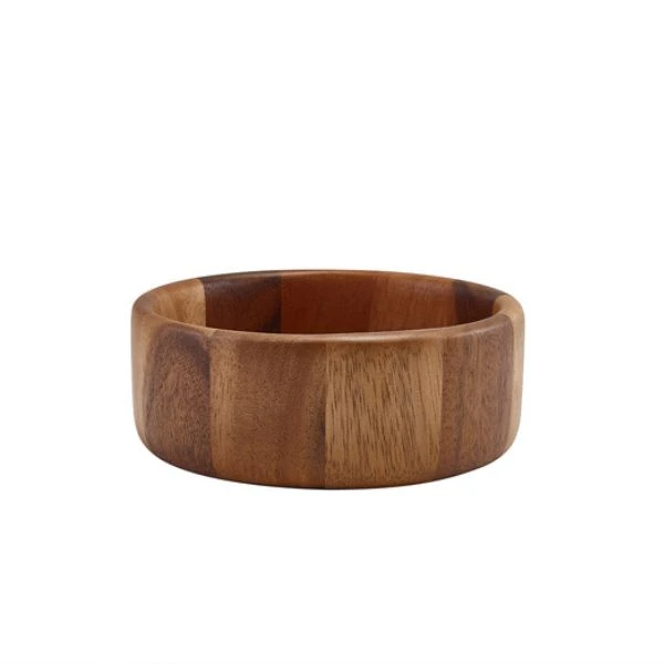 Acacia Treskål med Rette Sider fra GenWare 16 cm WBWLS16 by Genware color Svart