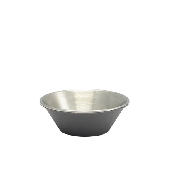 Jern-effekt skål fra GenWare 43 ml RAMST115RN by Genware color Svart