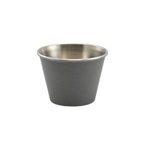 Jern-effekt Ramekin fra GenWare 71ml/2.5oz RAMST2RN by Genware color Svart
