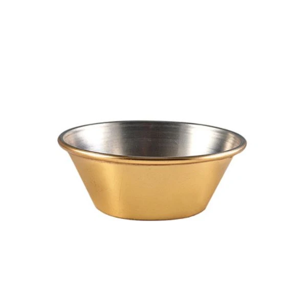 GenWare Forgylt Ramekin 43 ml / 1,5 oz RAMST115GD by Genware color Svart