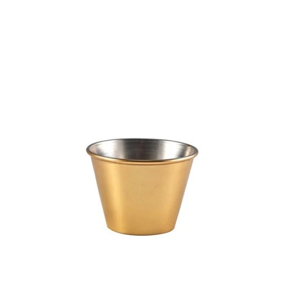 GenWare Forgylt Ramekin 71 ml / 2,5 oz RAMST2GD by Genware color Svart