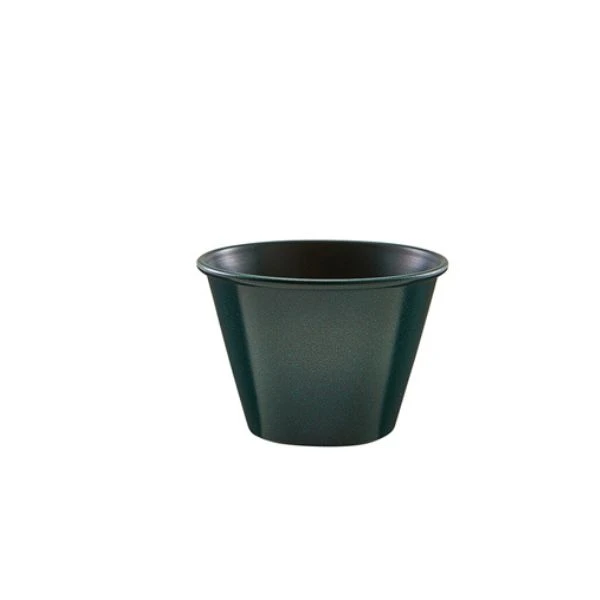 Metallic Green Ramekin 71ml/2.5oz fra GenWare RAMST2MTGR by Genware color Svart