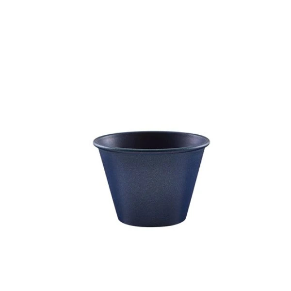 Metallic Blue Ramekin 71ml fra GenWare RAMST2MTBL by Genware color Svart