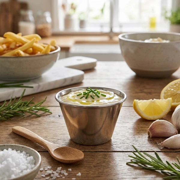 GenWare Rustfritt Stål Ramekin 11,4 cl/4 oz RAMST4 by Genware color Svart